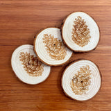 Wooden Engraved Coasters