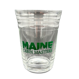 Maine Cabin Masters Party Glass