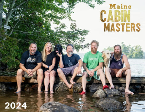 Maine Cabin Masters 2024 Wall Calendar