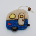 Felted wool ornaments