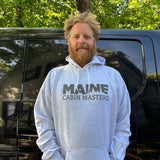 Hooded Sweatshirts - Maine Cabin Masters logo with Trees