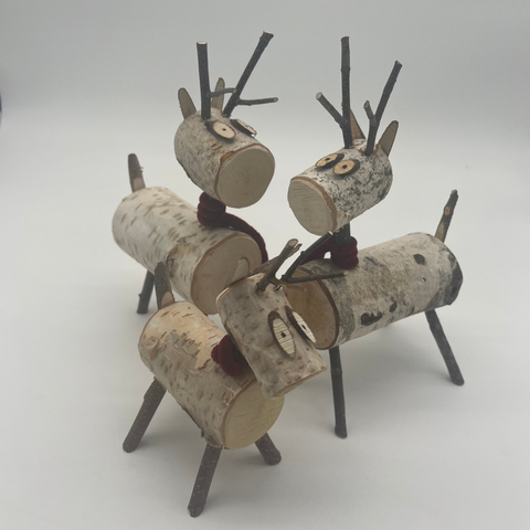 Wooden Reindeer by Don Greene