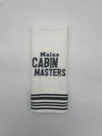 Dish Towel with Maine Cabin Masters Logo