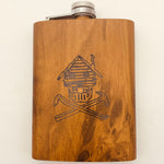 Skull and Crossbones Flask