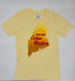 Specialty T Shirt - Maine Cabin Masters with Trees in Maine