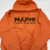 Hooded Sweatshirts - Maine Cabin Masters logo with Trees