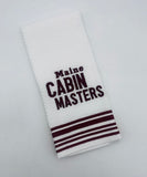 Dish Towel with Maine Cabin Masters Logo