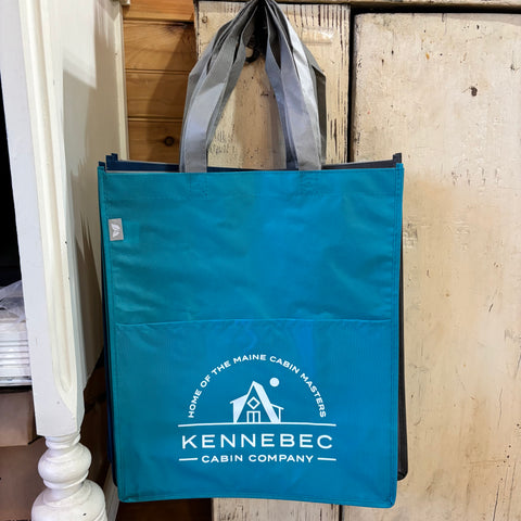 Reusable Recycled Plastic Tote with Pocket