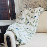 Fleece Throw Blanket by Rustic County