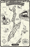 Lake Map Poster