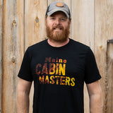 Specialty T Shirt - Maine Cabin Masters Fire Print