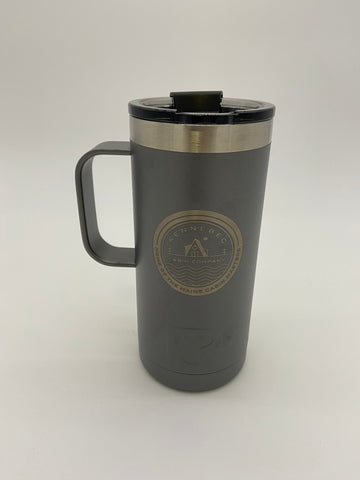 RTIC Silver 16oz Travel Coffee Cup